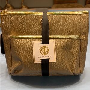 Gold Cosmetic Toiletry Kit